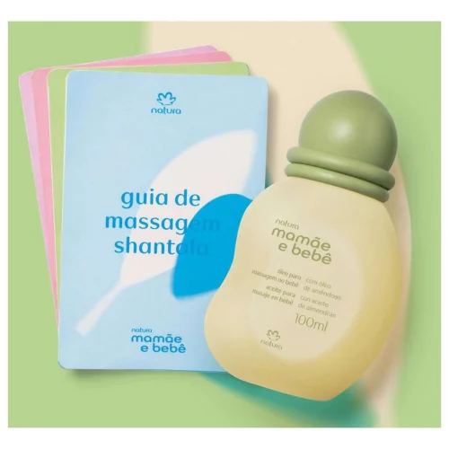 Óleo com Guias de Massagem Mamãe e Bebê 100ml