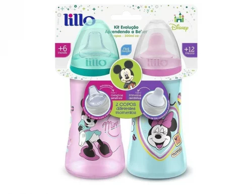Pack 2 Copos Colors Disney Minnie - Lillo