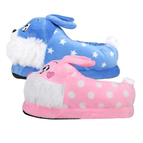 Pantufa Chinelo De Casa Infantil Menino Menina Pelúcia Confortável Inverno