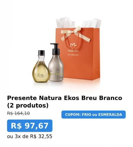 Presente Natura Ekos Breu Branco (2 produtos)