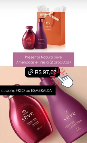 Presente Natura Sève Amêndoas e Frésia