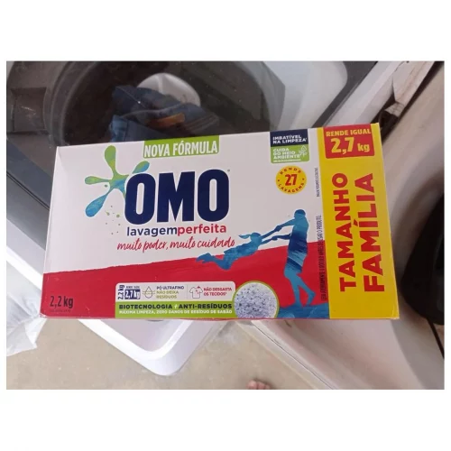 Sabão em Pó Omo Lavagem Perfeita Tamanho Família  2,2kg