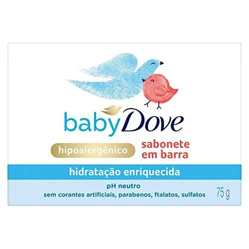 Sabonete Em Barra Baby Dove Hidratação Enriquecida 75g