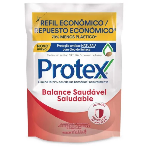 Sabonete Líquido Antibacteriano para as Mãos Protex Balance 200ml