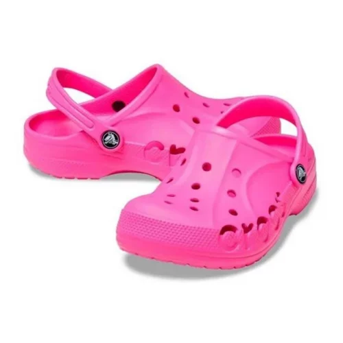 Sandália Crocs Baya Clog Kids Electric Pink - Tam 22 ao 27