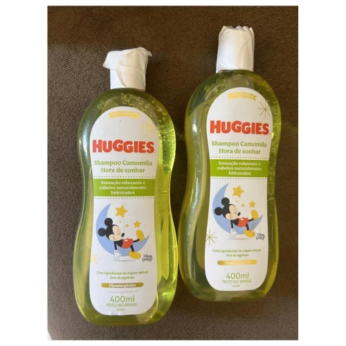 Shampoo Infantil Huggies Chá de Camomila 400ml