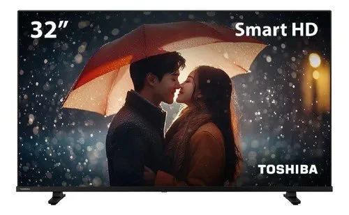 Smart Tv Dled 32 Hd Toshiba Vidaa Com Assistente De Voz 2hdmi 2usb Wi-fi