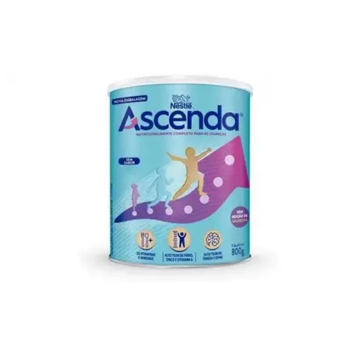 Suplemento Infantil Ascenda Sem Sabor 800G