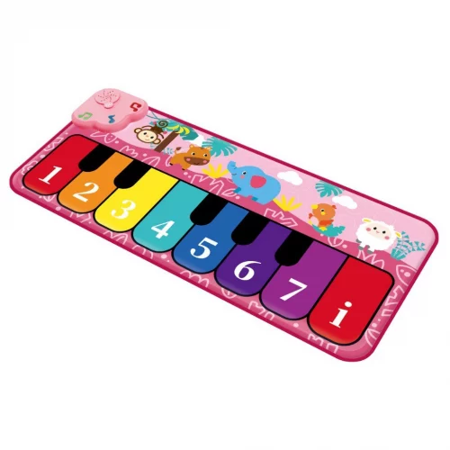 Tapete Musical Infantil MC963 Bibi Joy Educativo com Luzes, Sons e Ajuste de Volume