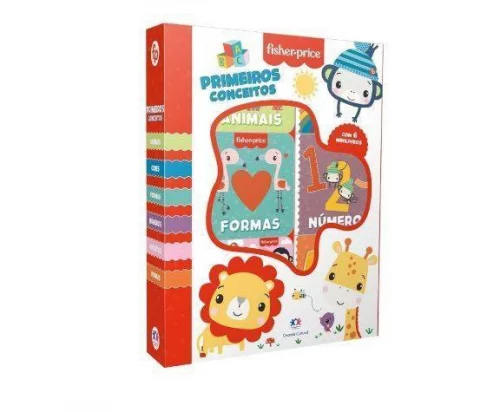 6 Livrinhos Fisher-Price - Primeiros conceitos