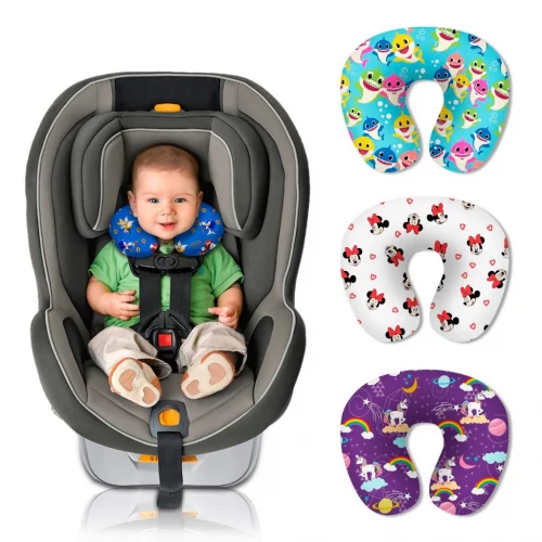 🛍️Almofada de pescoço  travesseiro viagem Bebê criança infantil diversos modelo