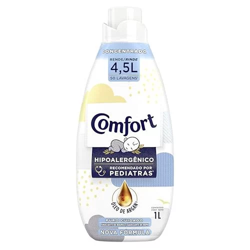 Amaciante Concentrado Comfort Puro Cuidado 1 L