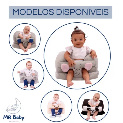 Assento Para Bebê - Sofazinho Infantil Cadeirinha Multi Uso Estofada - Vários Modelos
