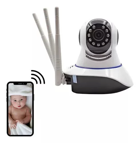 Babá Eletrônica Câmera Wifi e Sem Fio - Visão Noturna e Microfone