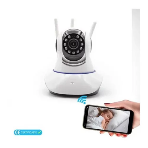 Babá Eletrônica Câmera Wifi e Sem Fio - Visão Noturna e Microfone