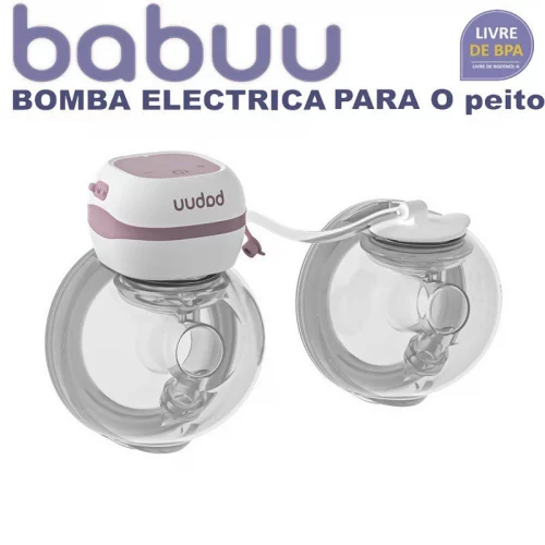 BABUU Bomba de leite elétrica de dupla sucção Portátil Dupla Elétrica Mãos-Livres Função de LCD BABUU