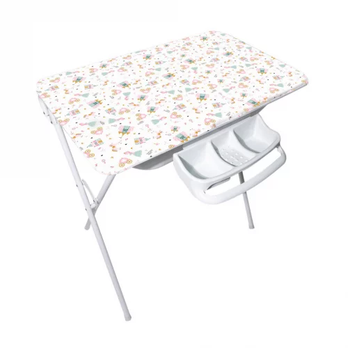 Banheira Luxo Com Suporte Dobrável, Trocador e Saboneteira, 25l, até 30kg - Little Princess