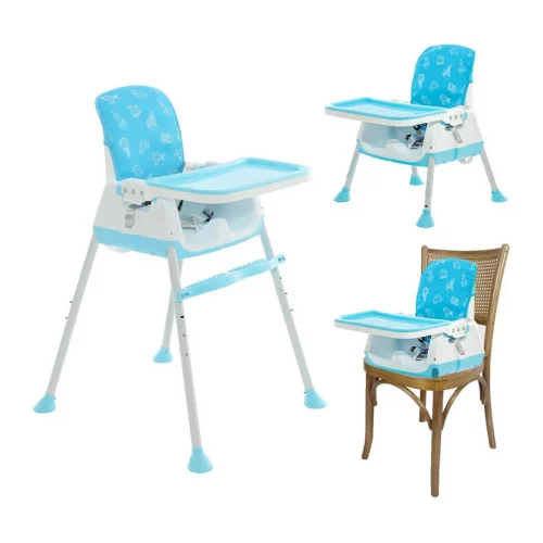 Cadeira de Alimentação Bebê Portátil Zest Maxi Baby -  Azul