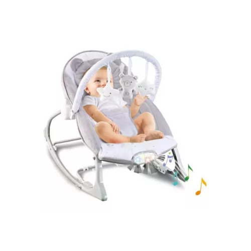 Cadeira De Descanso Musical Urso Polar Até 18kgs