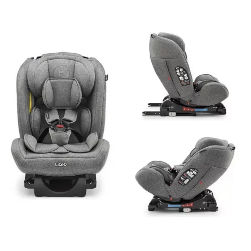 Cadeira Para Auto 0-36 Kg Isofix All Stages Fix 2.0 Cinza Litet - BB451