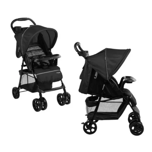 Carrinho De Passeio Para Bebê Spot (até 15kg) Preto - Voyage