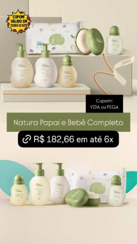 *Cupom válido em todo o site*