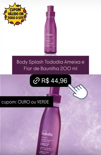 *Cupom válido em todo o site*