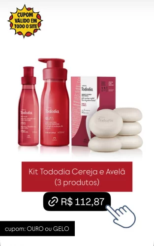 *Cupom válido em todo o site*