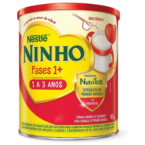 Fórmula Infantil Nestlé Ninho Fases 1+, 400g