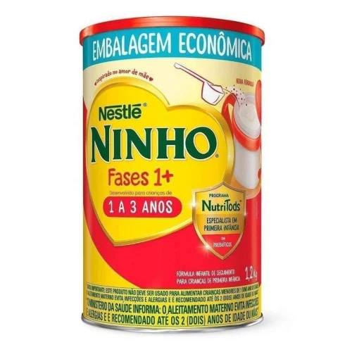 Fórmula Infantil Ninho Fases 1+ com 1,200 kg