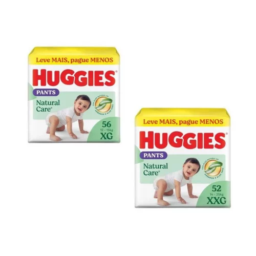 Fralda Huggies Natural Care Roupinha