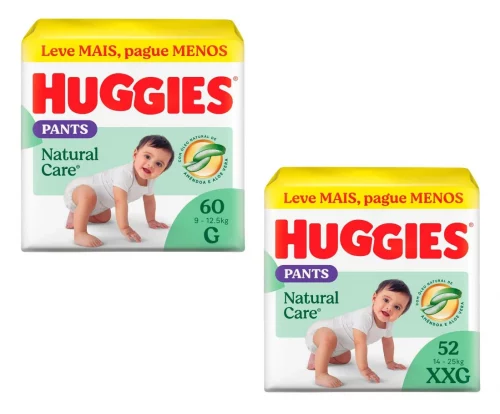 Fralda Huggies Natural Care Roupinha
