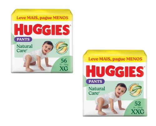 Fralda Huggies Natural Care Roupinha
