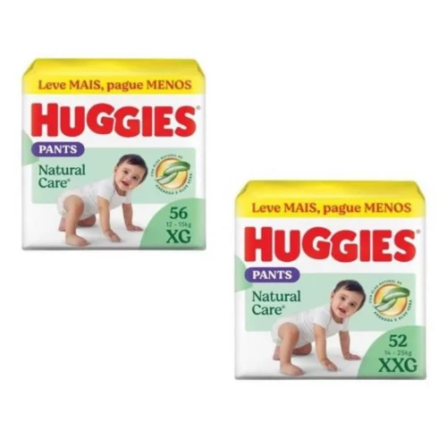 Fralda Huggies Natural Care Roupinha