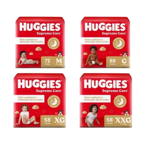 Fralda Huggies Supreme Care