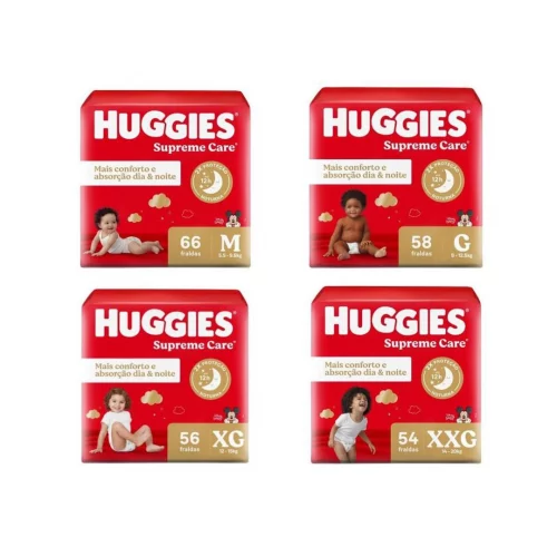 Fralda Huggies Supreme Care