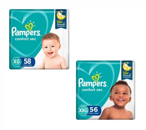 Fralda Pampers Confort Sec