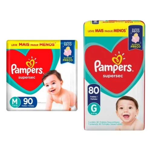 Fralda Pampers Supersec