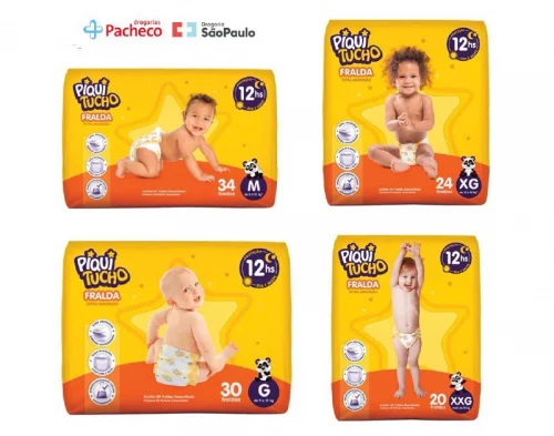 Fralda Piquitucho M ao XXG