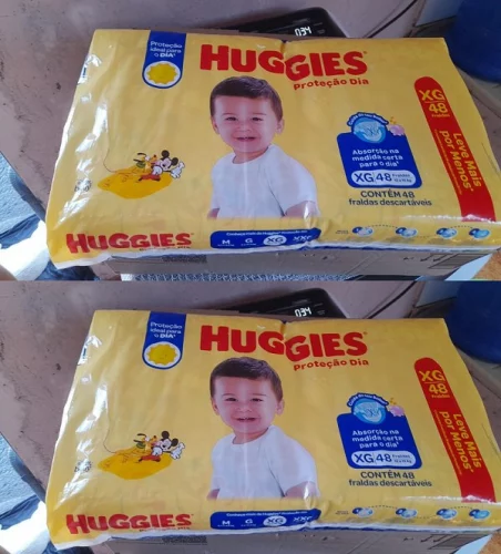 Huggies Fralda Proteção Dia Tam. XG - 48 fraldas