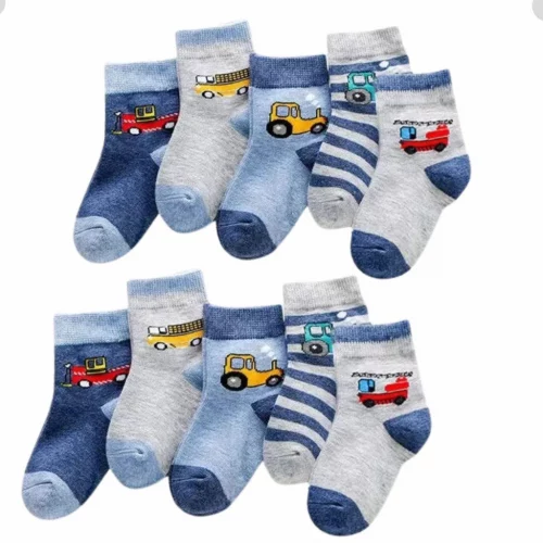 Kit 24 Pes Meia Infantil Menino de Criança 2 a 10 anos