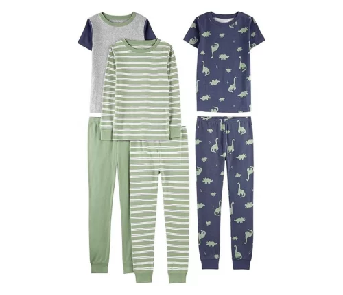 Kit 3 conjuntos de pijama Simple Joys by Carter's (Tam. 12M)
