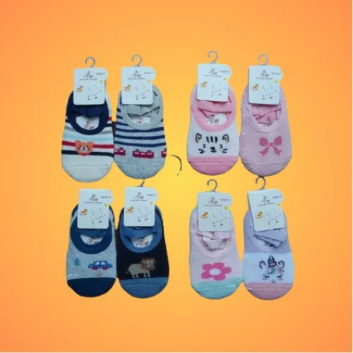 Kit 6 Pares Meia Sapatilha Antiderrapante