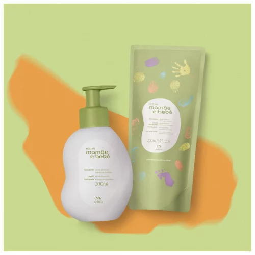 Kit Hidratante Mamãe e Bebê com Refil (2 produtos)