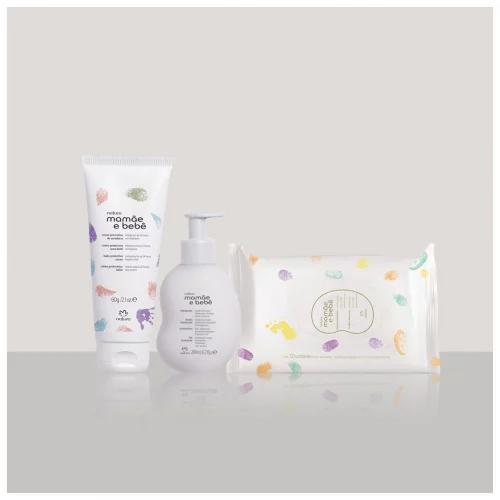 Kit Mamãe e Bebê Sem Fragrância (3 produtos)