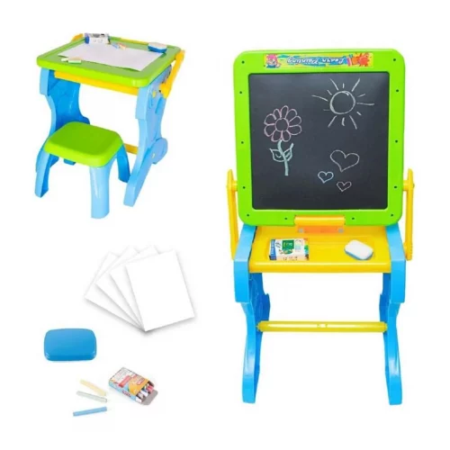 Mesa de Desenho Infantil com Banquinho - Atentu Kids