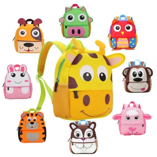 Mochila Escolar Infantil Menino Menina - Animais
