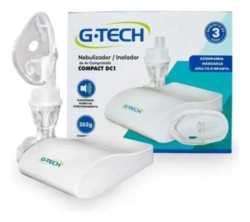 Nebulizador E Inalador Super Flow Compact Dc1 G-tech