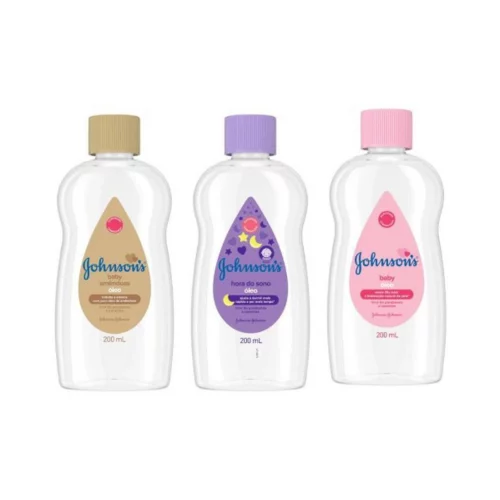 Óleo Hidratante Johnson's Baby 200ml (3 Fragrâncias)