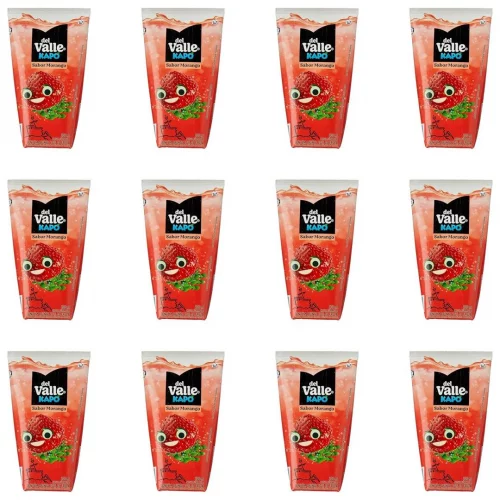 Pack de Kapo Morango 200ml 12 unidades